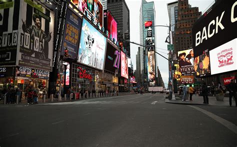Empty Times Square